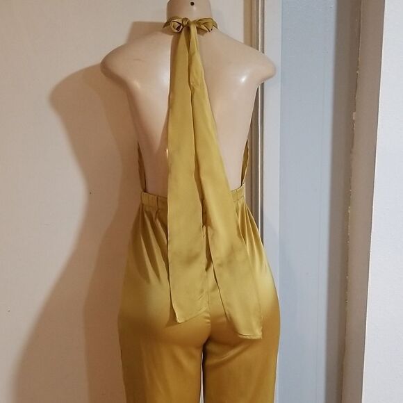 Emory Park Jumpsuit small gree second skin pre-owned - Picture 8 of 15